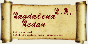 Magdalena Medan vizit kartica